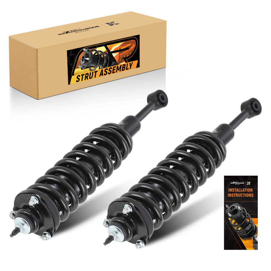 Pair Front Struts w/ Coil Spring Assembly compatible for Toyota 4runner FJ Cruiser compatible for Tacoma