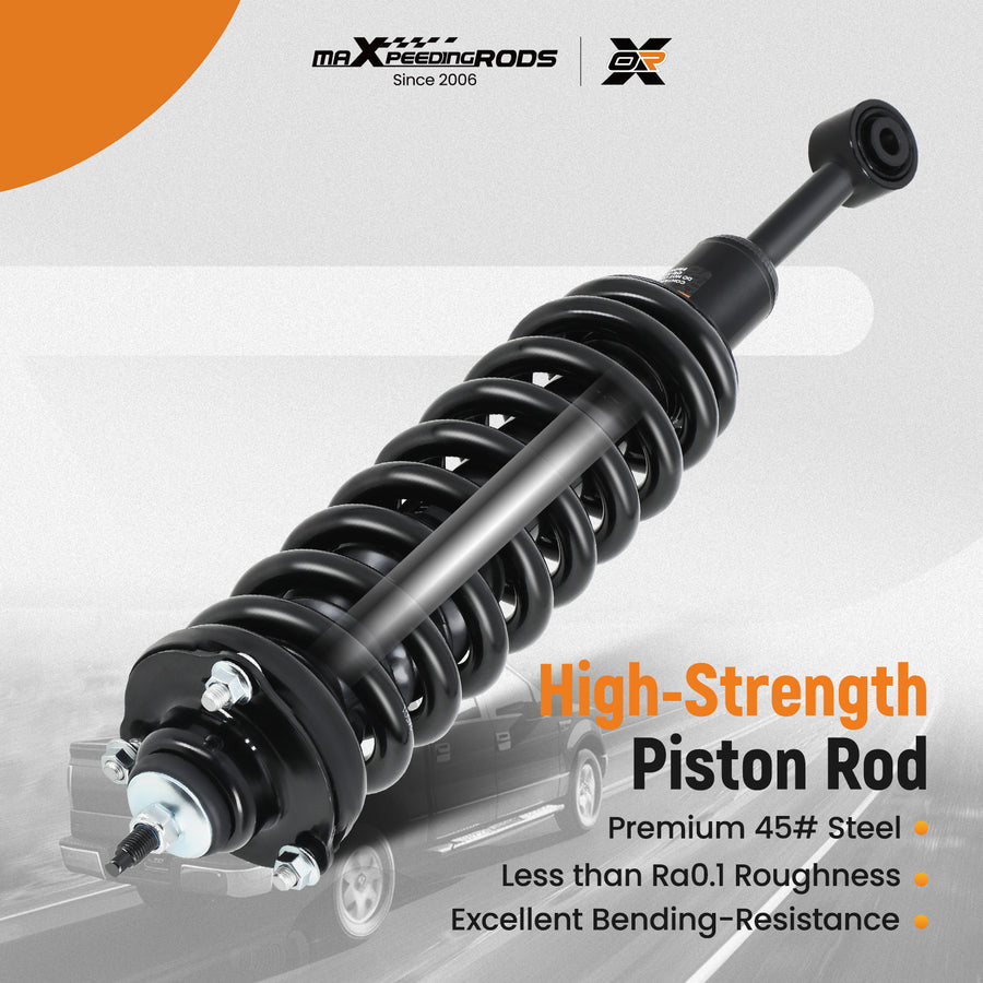 Pair Front Struts w/ Coil Spring Assembly compatible for Toyota 4runner FJ Cruiser compatible for Tacoma