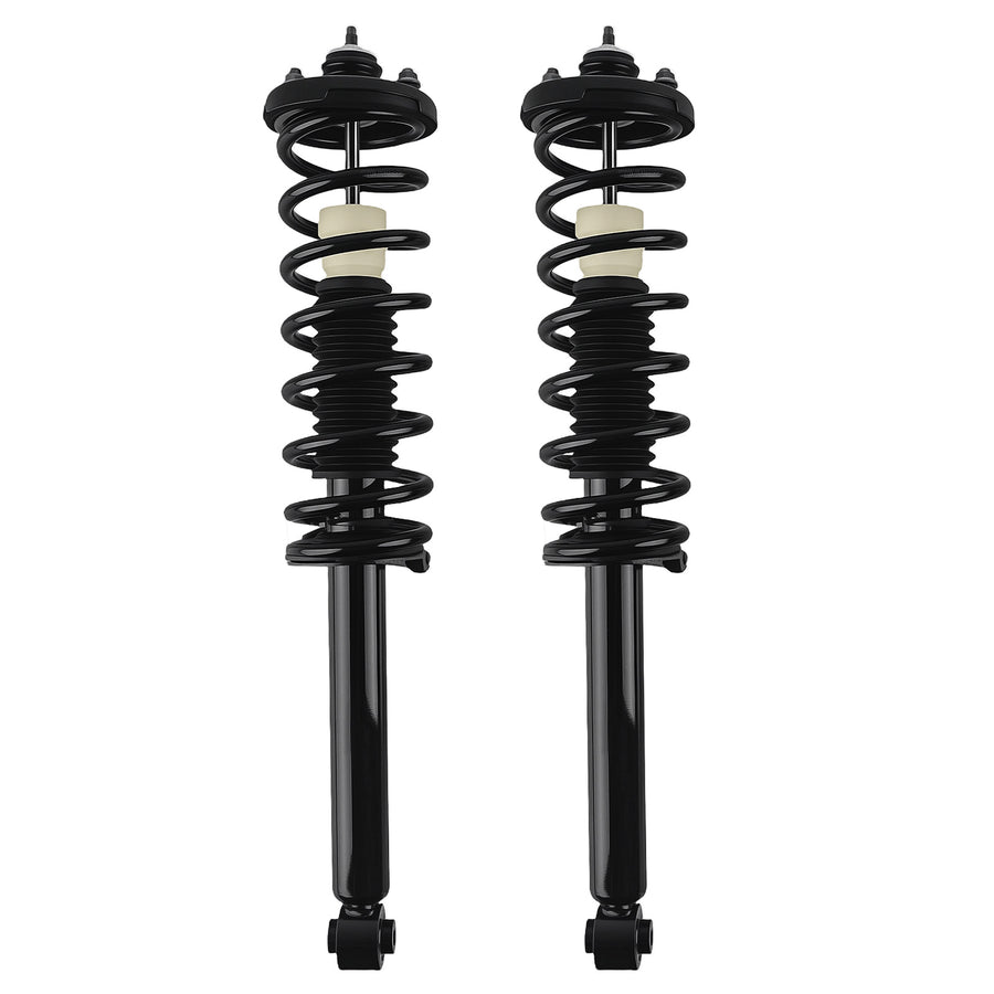 Front Rear Struts w/ Coil Spring Assembly Sway Bars Kit compatible for Honda Accord 2003-07