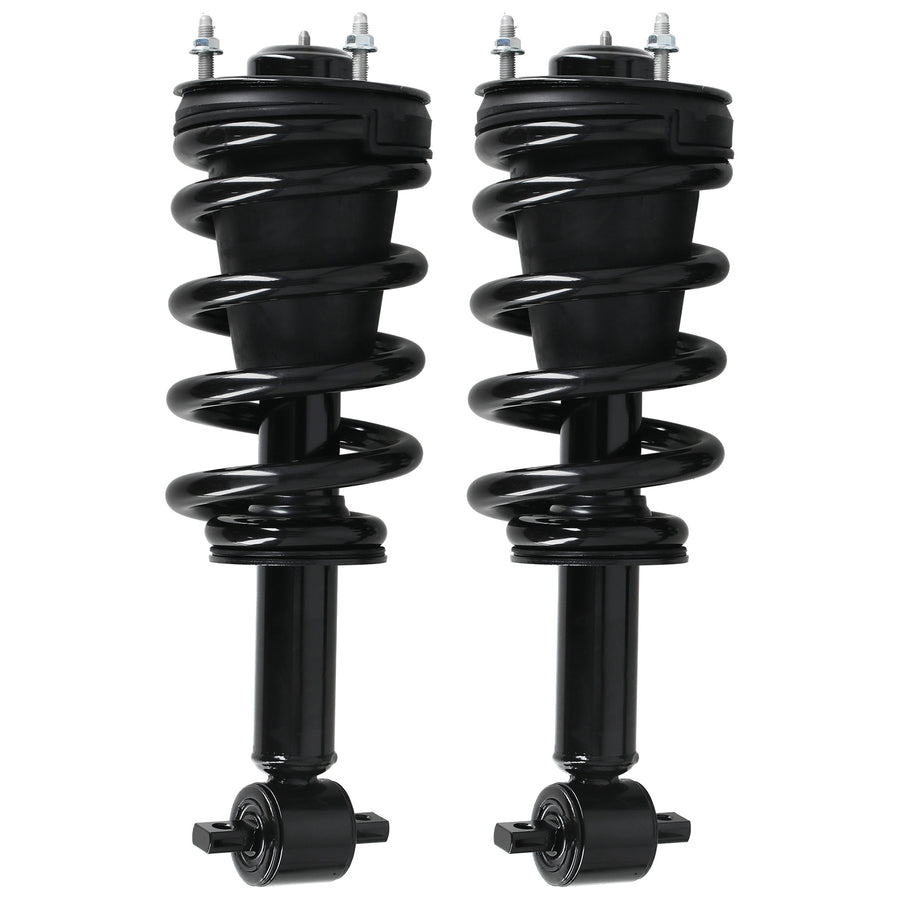 Front Struts Sway Bars Rear Shocks for 2007-2013 compatible for Chevy Silverado GMC Sierra 1500
