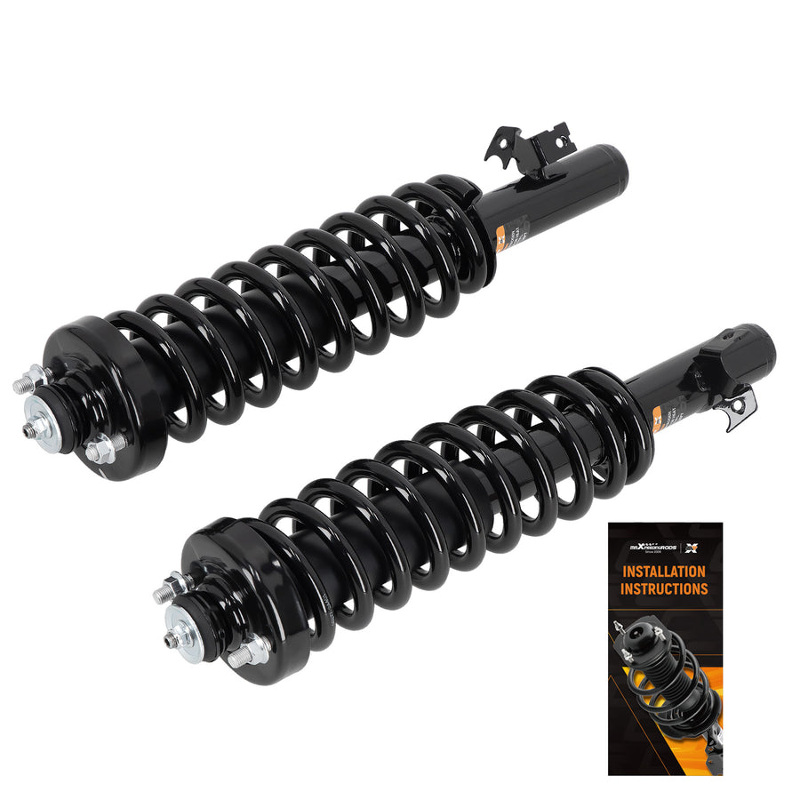 Pair Front Strut Spring Assembly compatible for Honda Civic 1992 1993 1994 1995 1.5L 1.6L