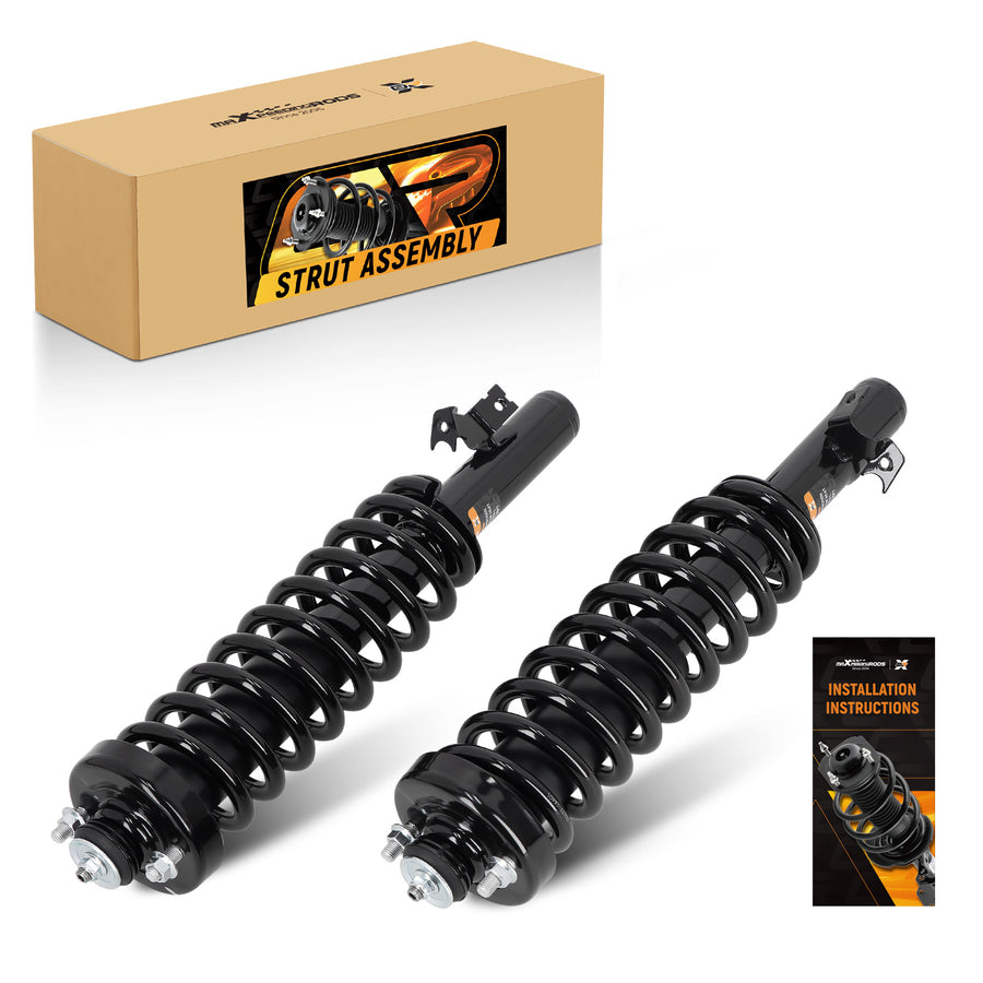Pair Front Strut Spring Assembly compatible for Honda Civic 1992 1993 1994 1995 1.5L 1.6L