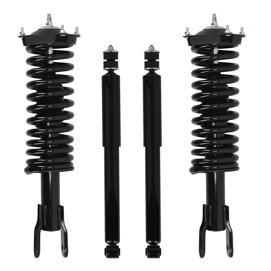 Front Rear Complete Struts w/ Coil Springs compatible for Mercury Cougar 1989 - 1997
