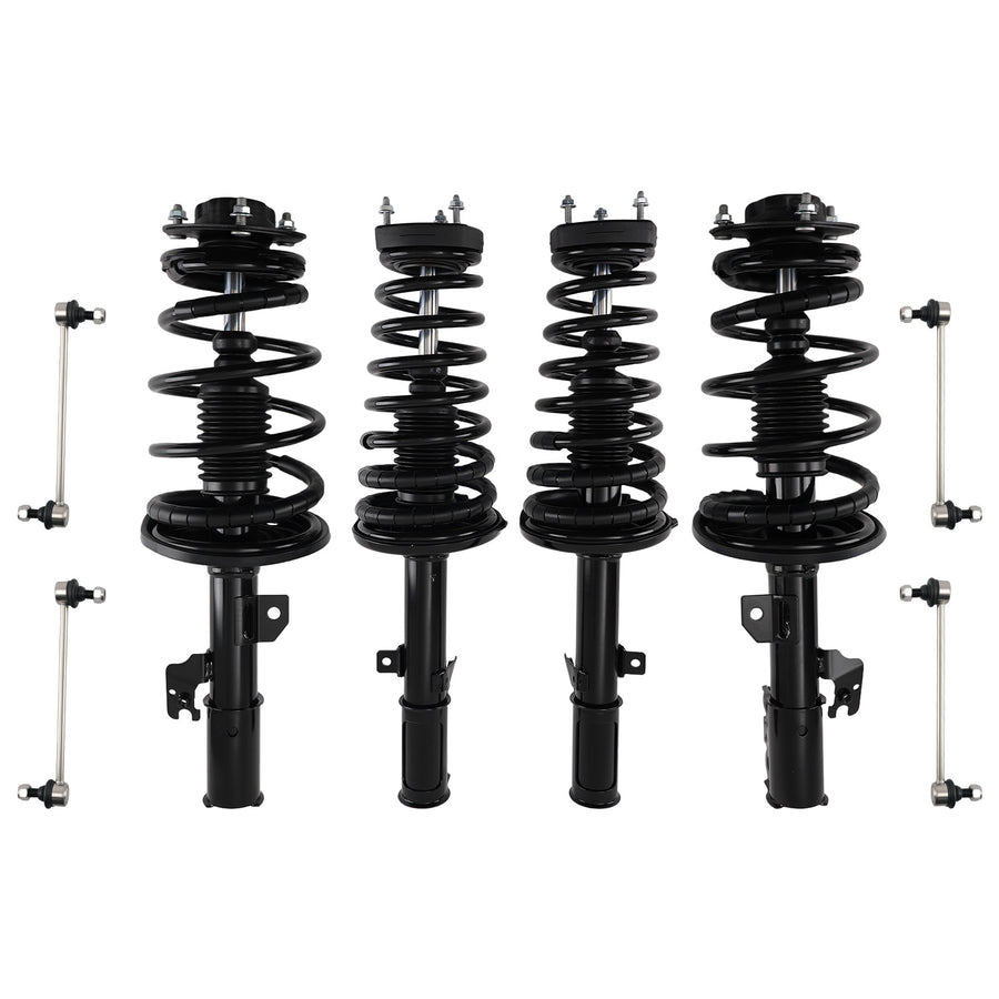 8pcs FrontRear Struts Sway Bar Links For 2002 2003 compatible for Toyota Camry Lexus ES300