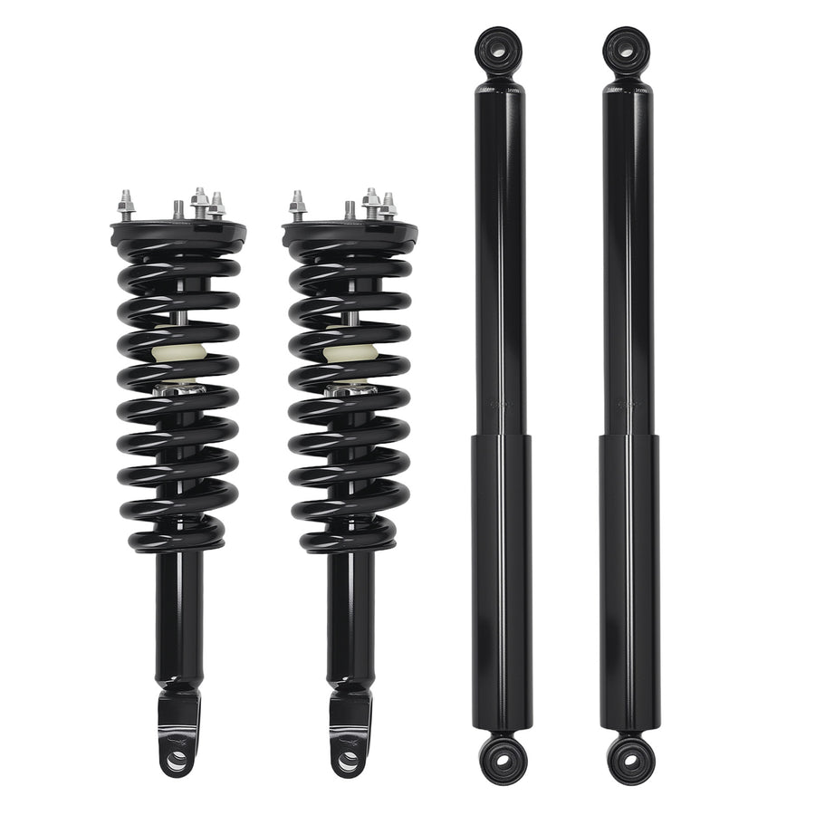 Quick Complete Struts Shock Coil Spring compatible for Mitsubishi Raider 2006-2009 2WD