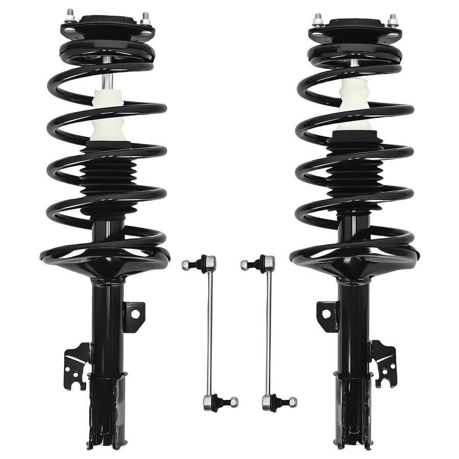 Compatible for FWD Front Struts w/ Spring Sway Bar Kit for 2005-2010 compatible for Toyota Sienna 7 Passenger