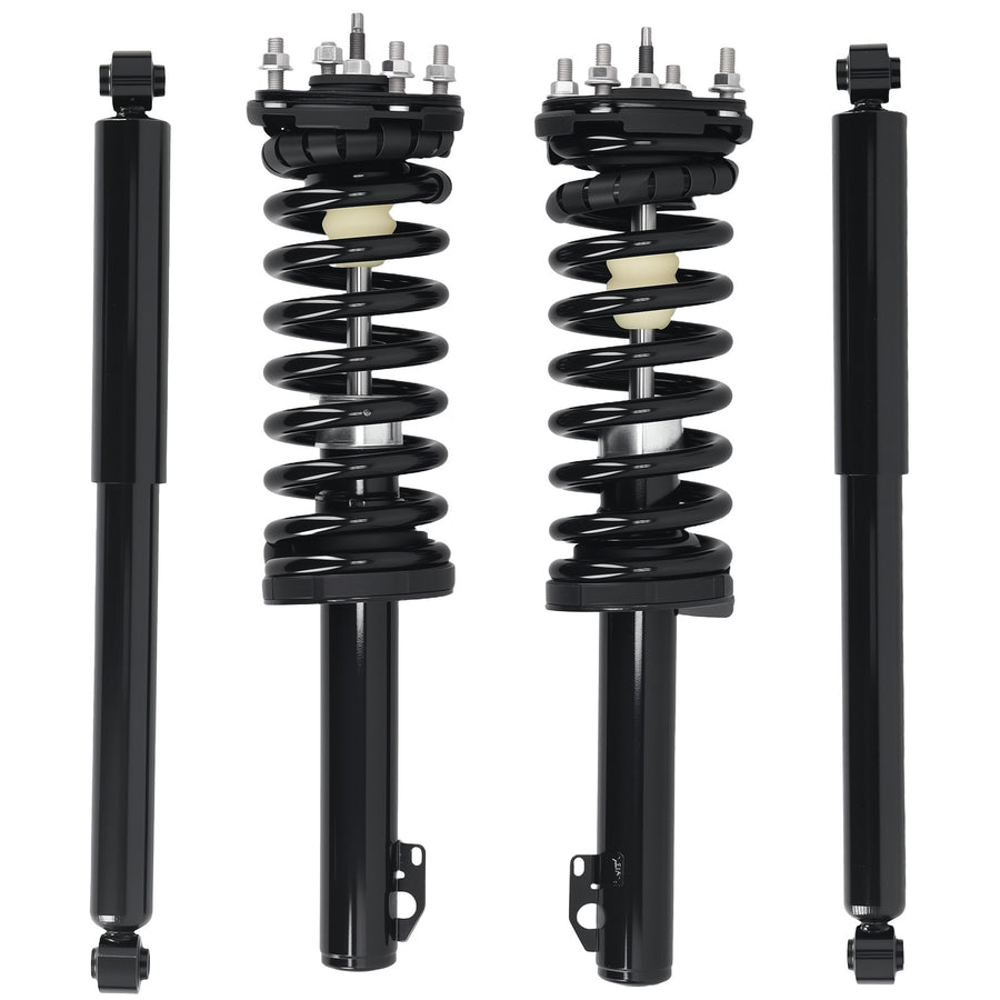 Quick Struts Shock Coil Spring compatible for Jeep Commander 2006-2010 3.7L 4.7L 5.7L