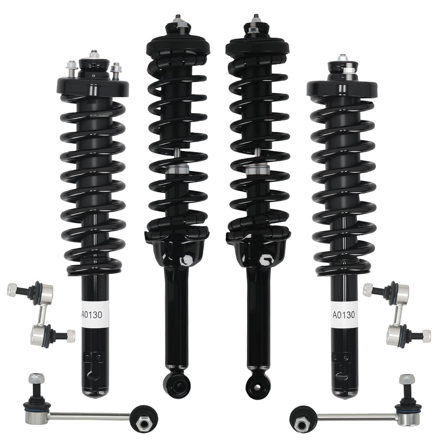 8x compatible for Honda CR-V 1997-2001 Quick Front Complete Struts Sway Bars Kit 171583R