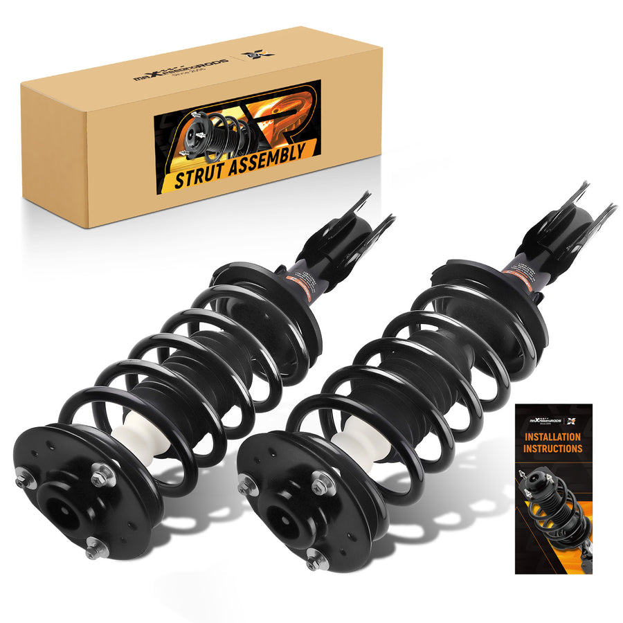 Pair Front Struts w/ Coil Springs for 2007-2017 compatible for Chevy Equinox GMC Terrain 172527