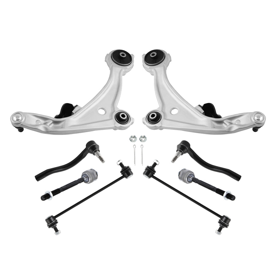 Front Struts w/ Coil Spring + Lower Control Arms compatible for Nissan Altima 2007-2013