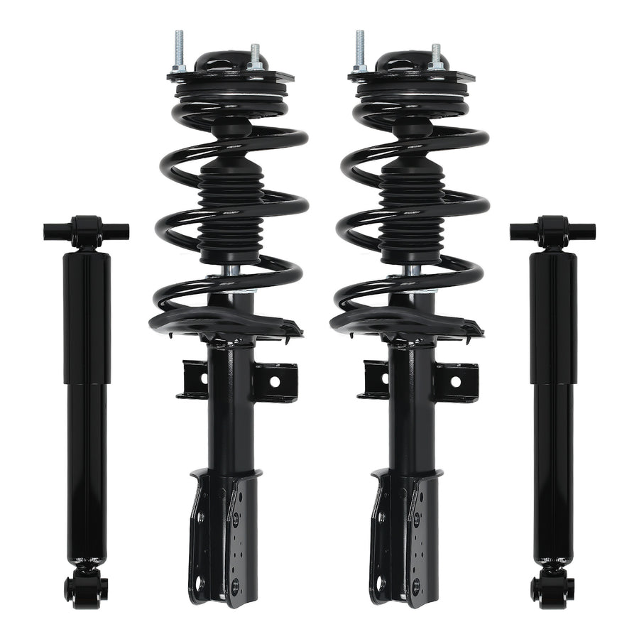 4pcs Front Rear Struts Shocks Suspension Kit compatible for Chevrolet Traverse 2009-2012