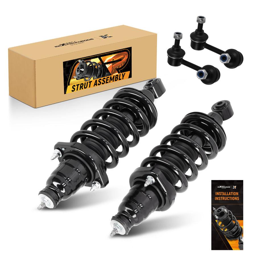 Suspension Rear Struts Coil Spring Sway Bar Links for 2003-2011 compatible for Honda Element