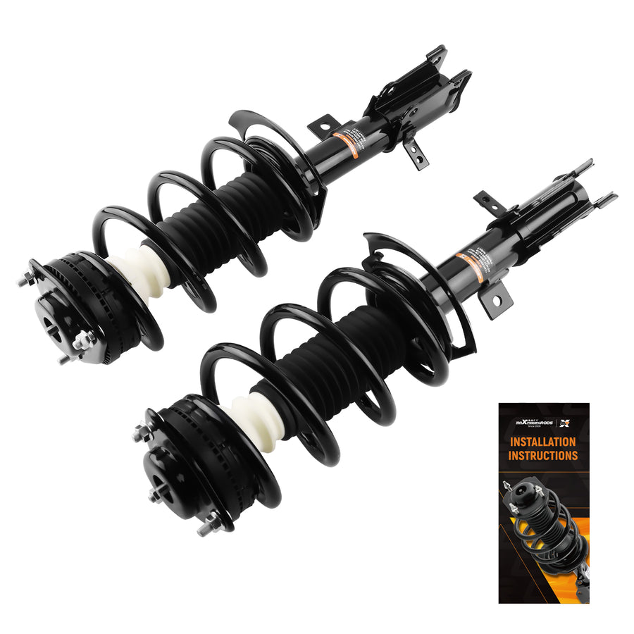 Front Suspension Struts Springs Compatible For Dodge Journey 09-2019 AWD/Compatible for FWD 172510 172509