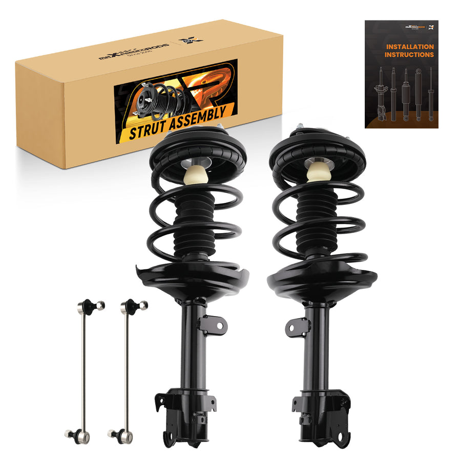 Front Struts w/ Coil Spring Assembly Sway Bars Kit compatible for Acura MDX 2003-2005 NEW