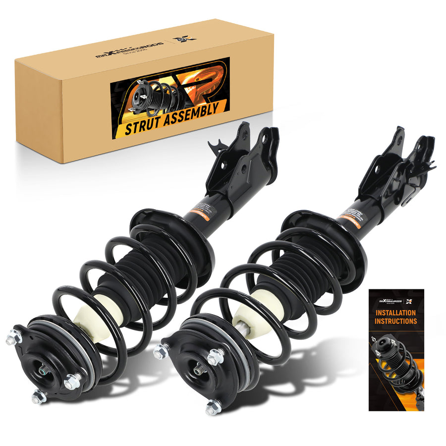 Front Struts w/Coil Spring Control Arms Kit for 06-11 compatible for Honda Civic 1.8L 1.3L