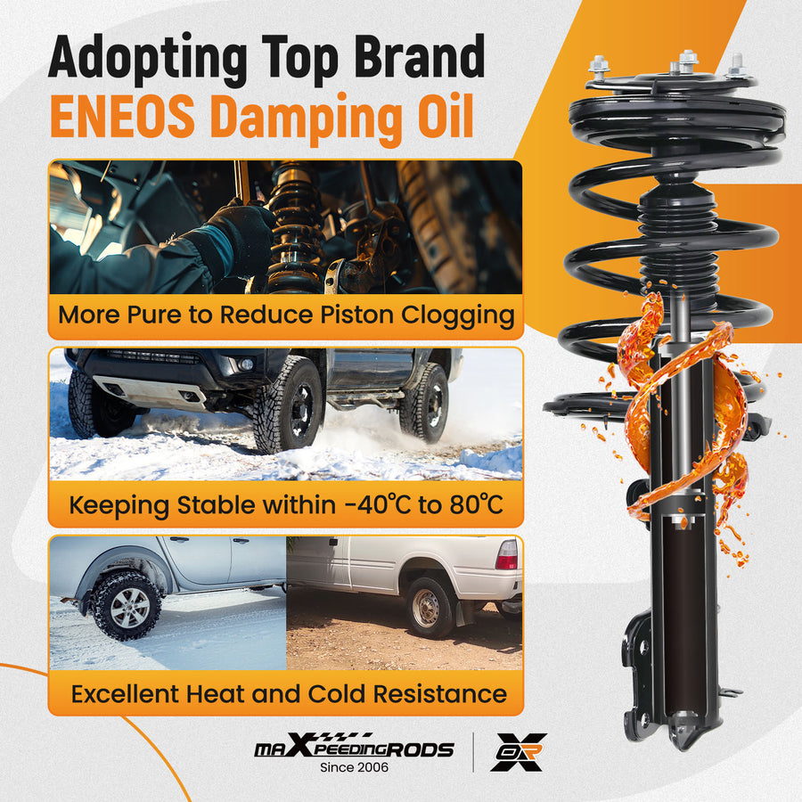 Front Suspension Shock Absorber compatible for Hyundai Santa Fe 2.7LITER V6 / 3.3LITER V6