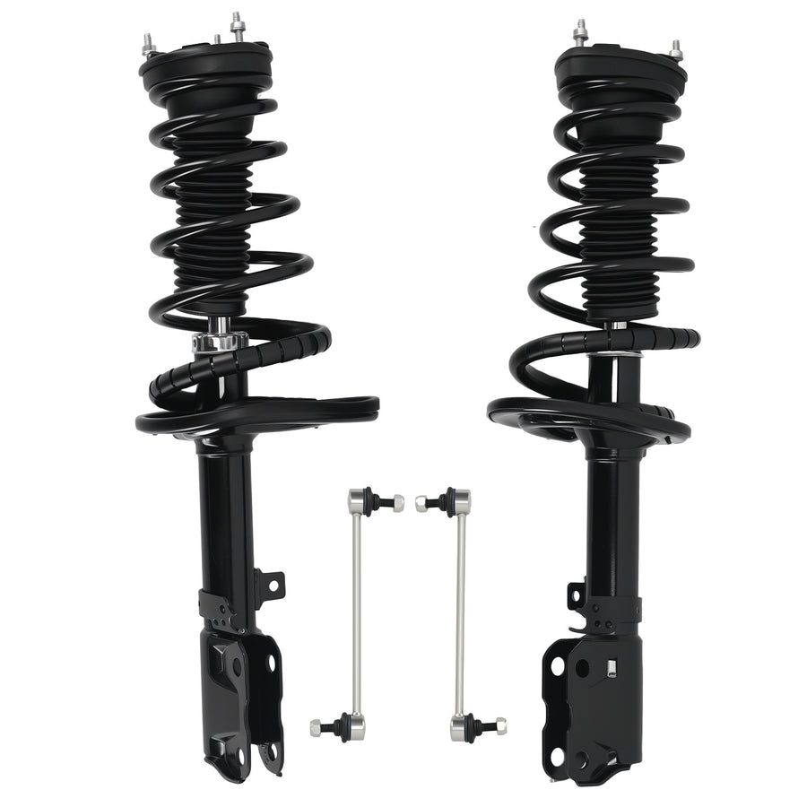 Rear Struts w/ Coil Spring Assembly Sway Bars Kit for 2012 - 2017 compatible for Toyota Camry