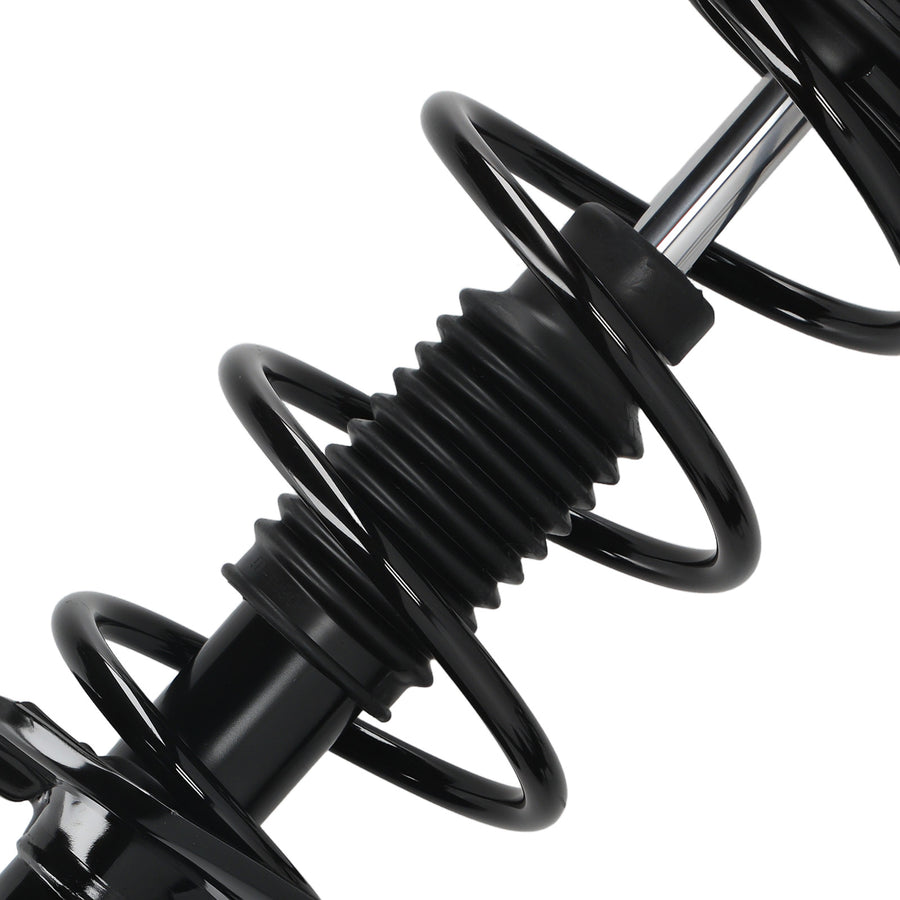 Front Complete Struts Sway Bars set compatible for Nissan Rogue 2008-2012 w/ Coil Spring