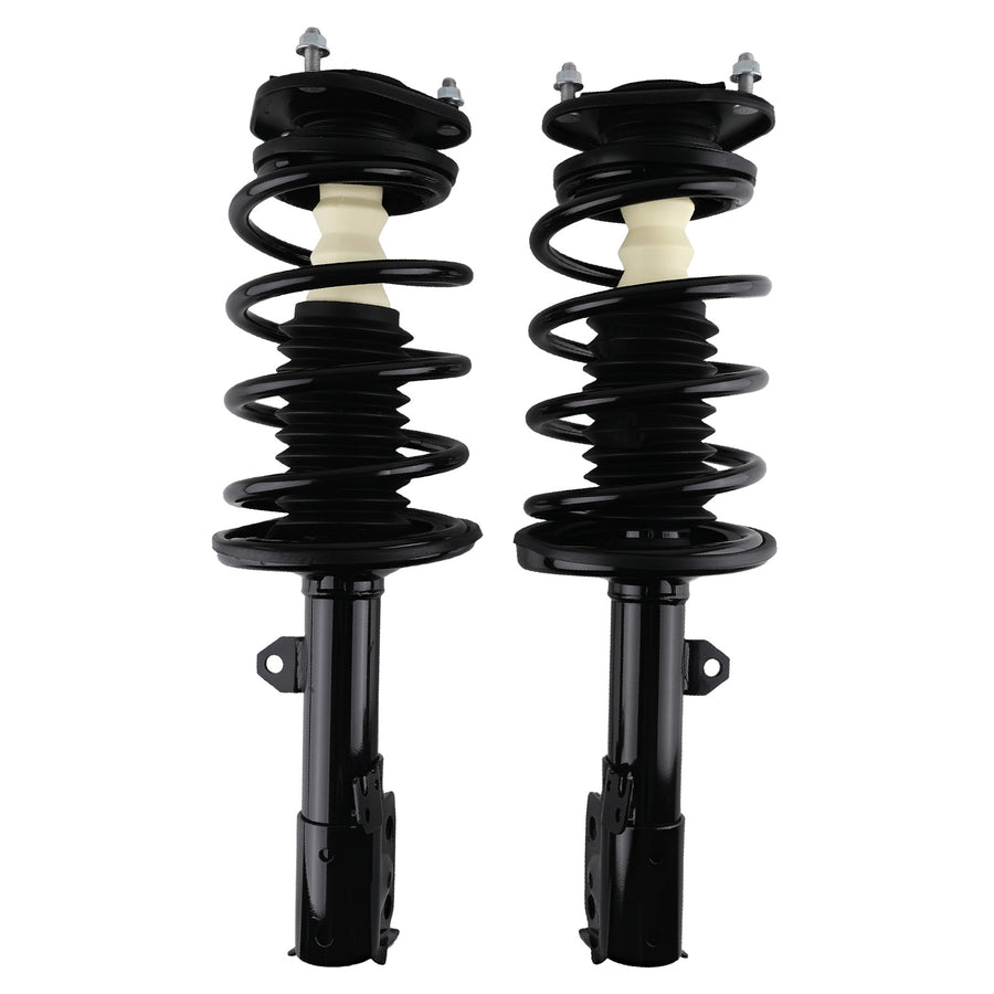 Pair Front Complete Struts Coil Spring compatible for Pontiac Vibe compatible for Toyota Matrix 2009-2010