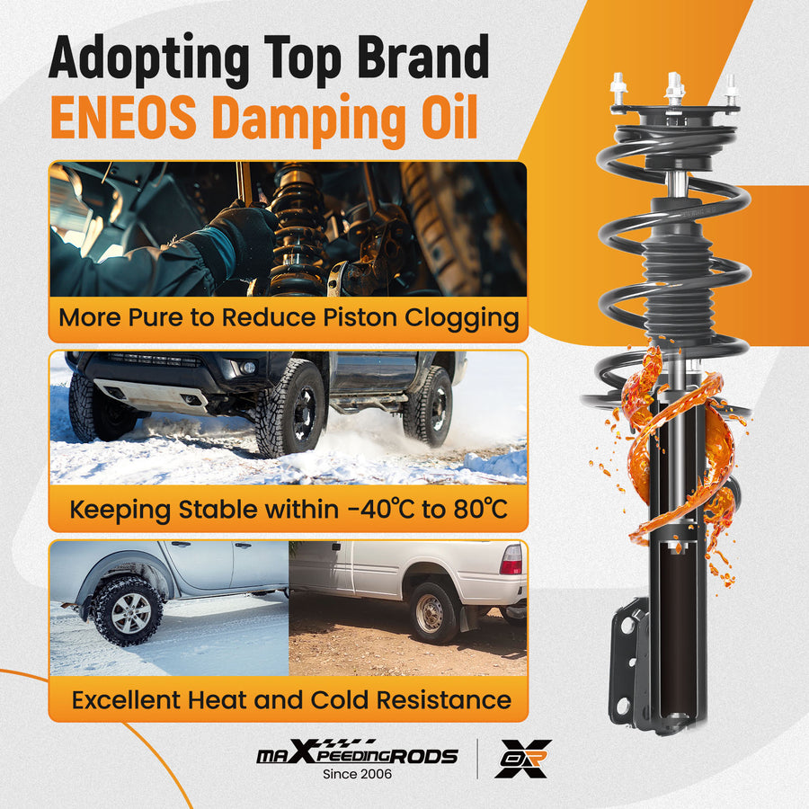 Suspension Kit Front Strut Spring Assembly compatible for FORD EXPLORER AWD 2011-2013