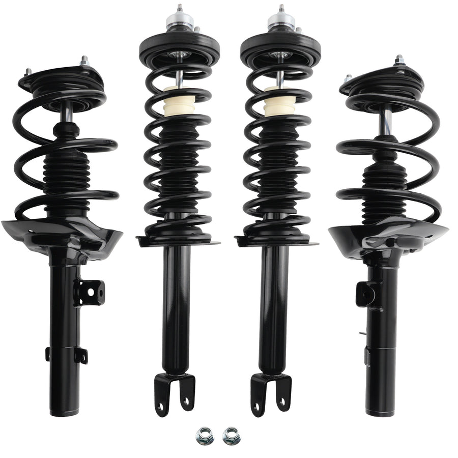 4PCS FrontRear Struts Shocks W/ Coil Spring For 2013-2017 compatible for Honda Accord 172971