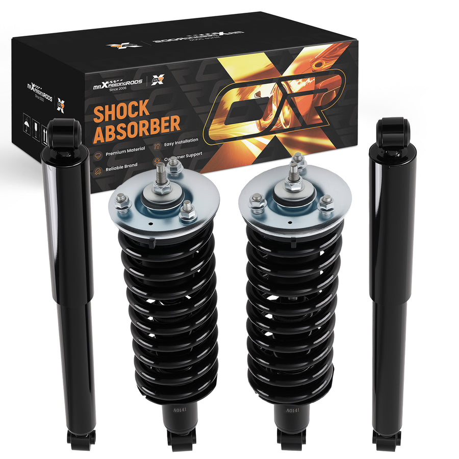 Front StrutsRear Shocks Compatible for Nissan Frontier 2005-2018, Compatible for Suzuki Equator 2009-2012