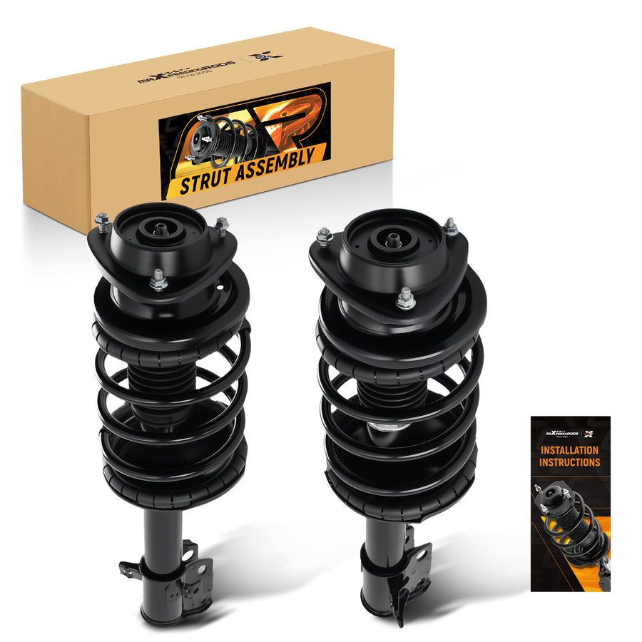 Front Complete Struts w/ Springs Suspension Kit For 1998 - 2002 compatible for Subaru Forester