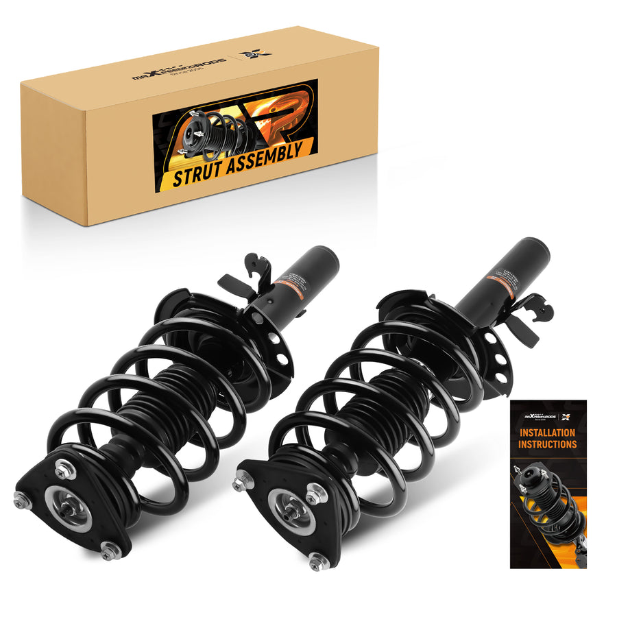 Front Complete Struts w/ Coil Spring Assembly Compatible for Ford Transit Connect 2014-2016