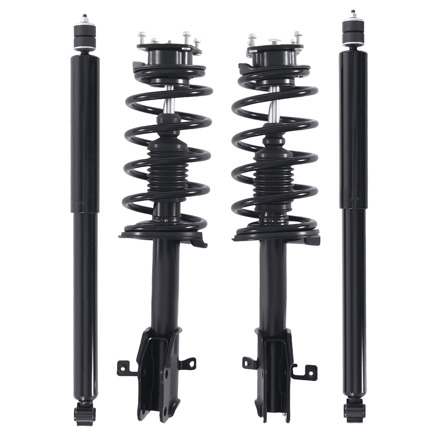 Front Rear Complete Struts w/ Coil Springs compatible for Ford Edge compatible for Lincoln MKX 2011 - 2014