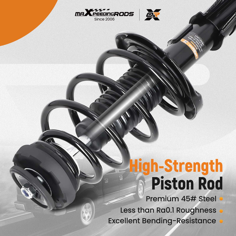 Front Struts w/Coil Spring For 2013-2015 compatible for Chevy Camaro 3.6L V6 LT/LS Convertible