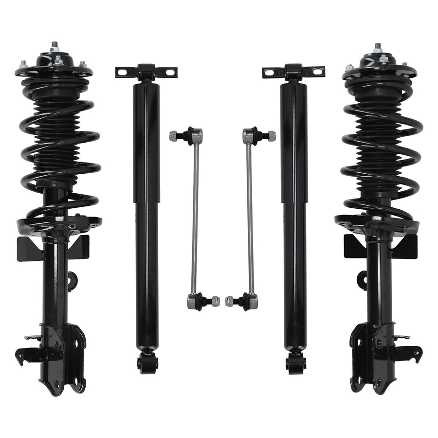 Front Rear Struts Coil Spring Sway Bars for 2013 2014 2015 - 2017 compatible for Honda Odyssey