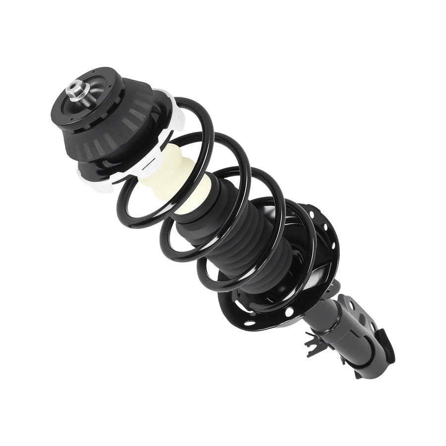 Set 4 Front Complete Strut w/ Coil Spring Rear Shock Kit For 2009-2013 compatible for Honda Fit
