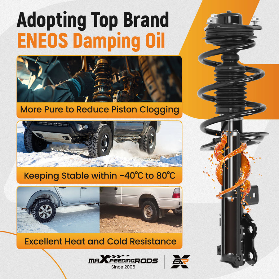 Front Suspension Shock Absorber compatible for Hyundai Sonata 2012 2013 2014 2.4LITER L4