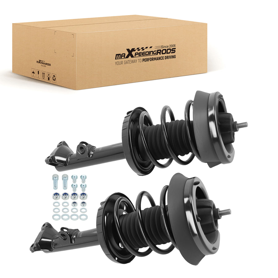 2x Front Struts Shocks w/Coil Spring compatible for Mercedes-Benz C280 C350 2006 - 2007