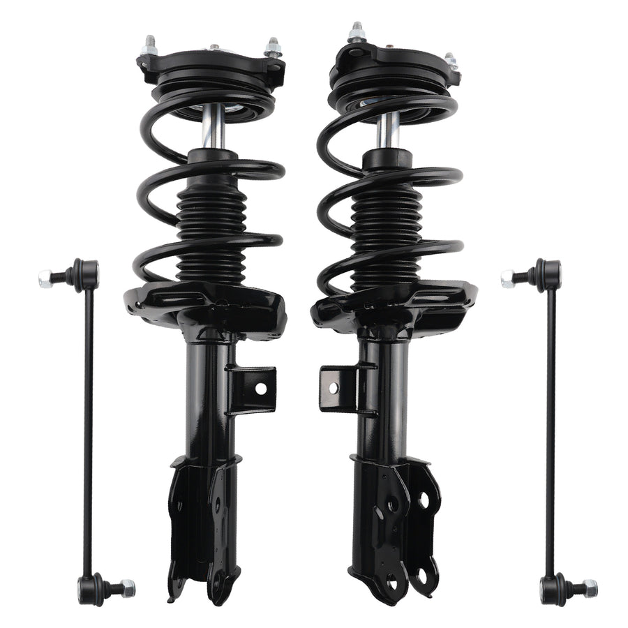 Suspension Front Struts w/ Sway Bar End Links compatible for Hyundai Sonata 2016-2019