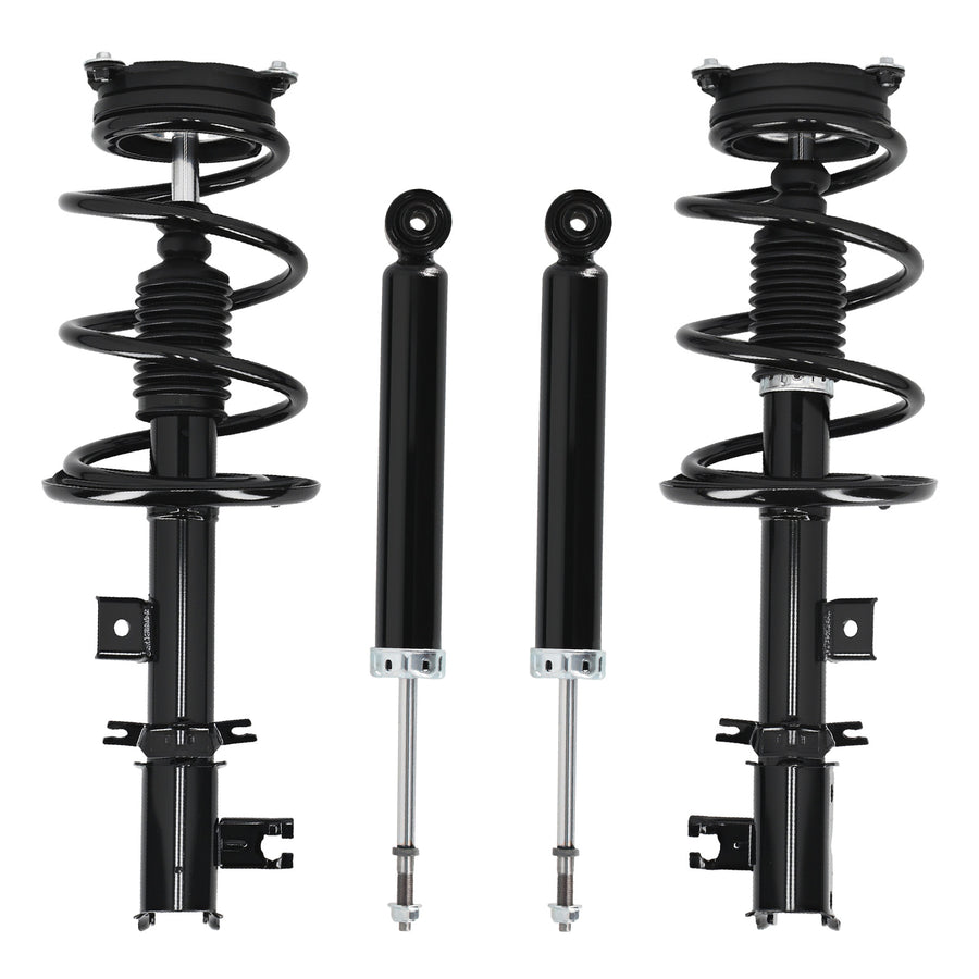 Front + Rear Struts w/Coil Spring compatible for Infiniti JX35 2013 37363