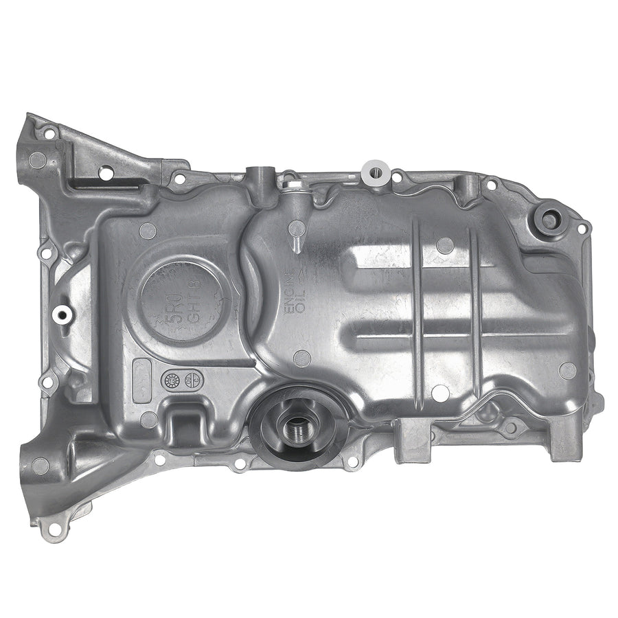 Lower Engine Oil Pan compatible for Honda Fit 2015-2018 L4 1.5L Aluminium New