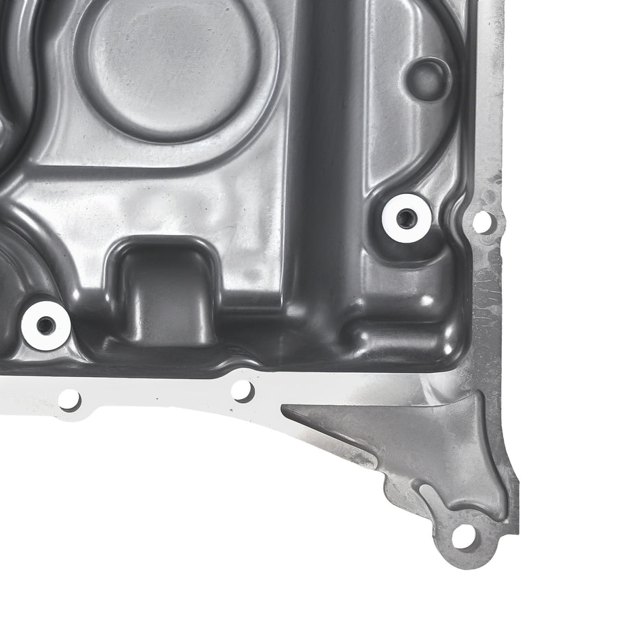 Lower Engine Oil Pan compatible for Honda Fit 2015-2018 L4 1.5L Aluminium New