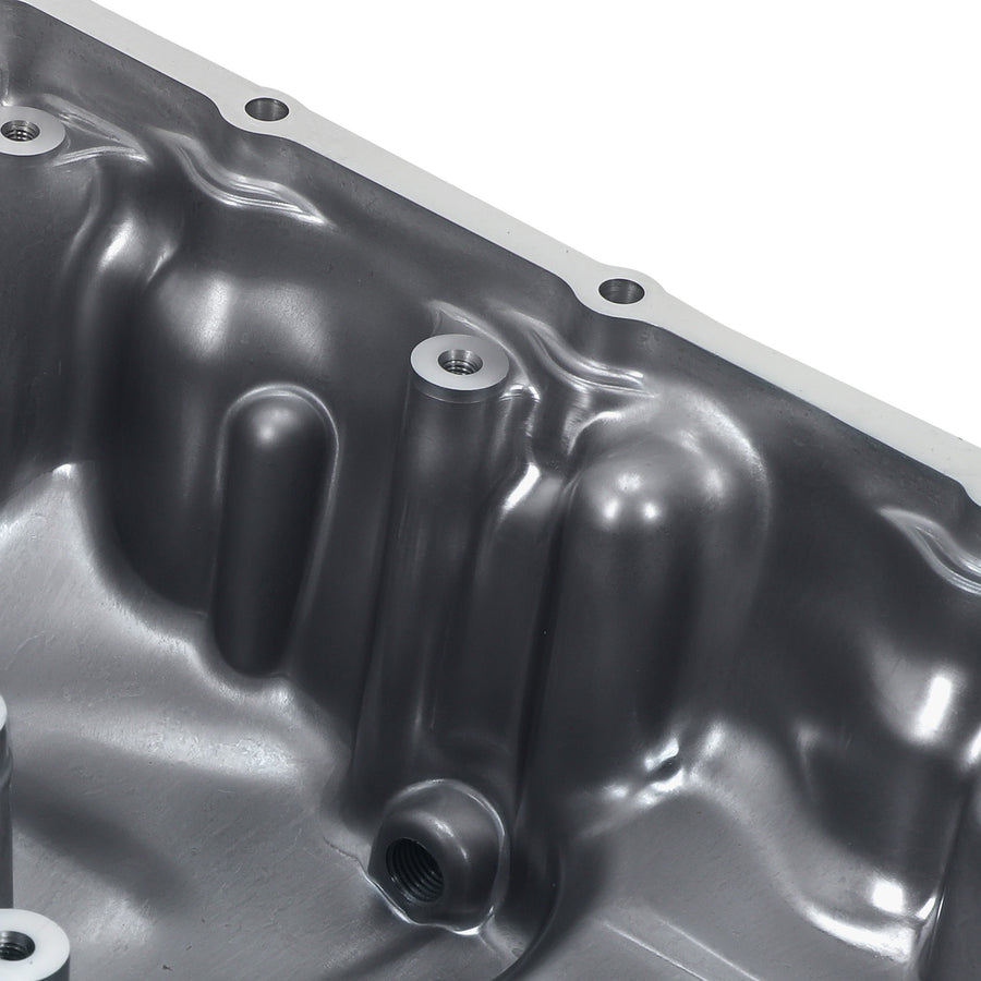 Lower Engine Oil Pan compatible for Honda Fit 2015-2018 L4 1.5L Aluminium New