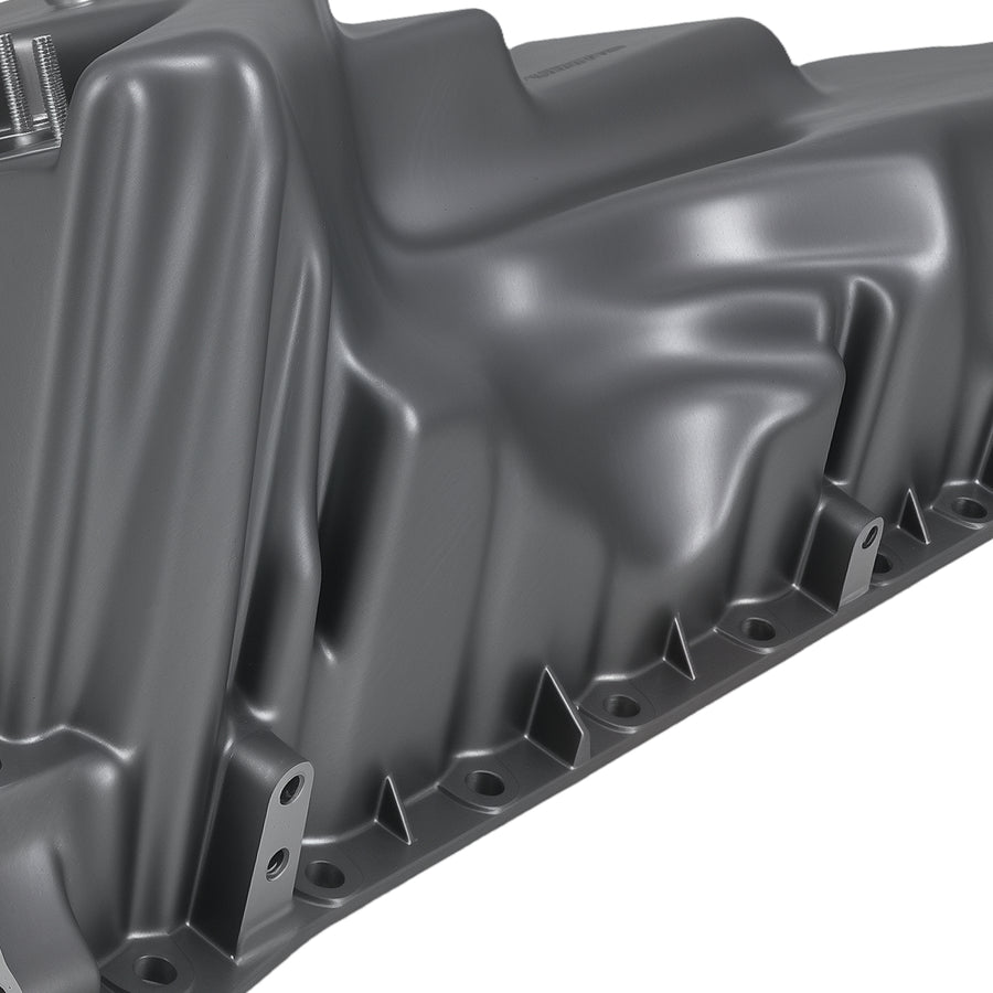 Engine Oil Pan compatible for BMW 535i 640i 740i F10 F12 F01 11137556663 Aluminium BMP17A