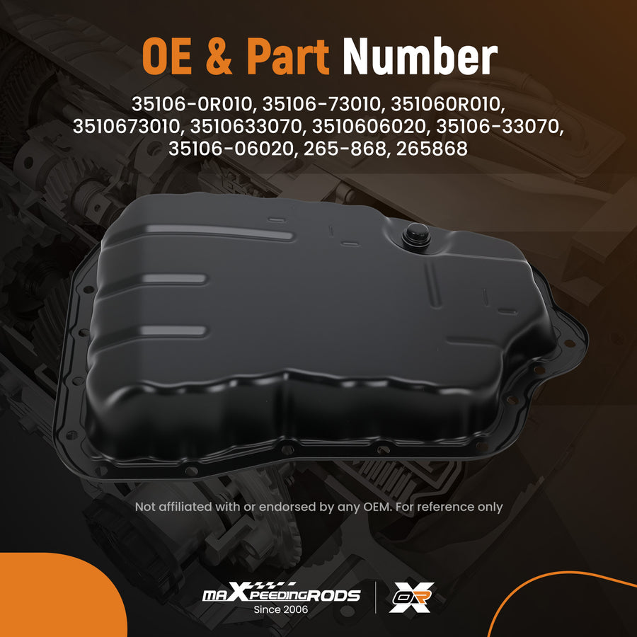Auto Trans Oil Pan compatible for Toyota Highlander 2.7L 265-868 Venza 2009-2015 Steel