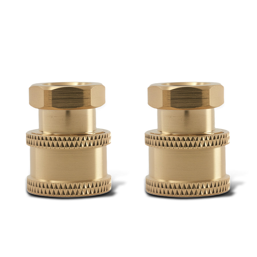 1/4 Quick Connect Adapter to Female NPT Brass for Pressure Washer Pump 2PCS