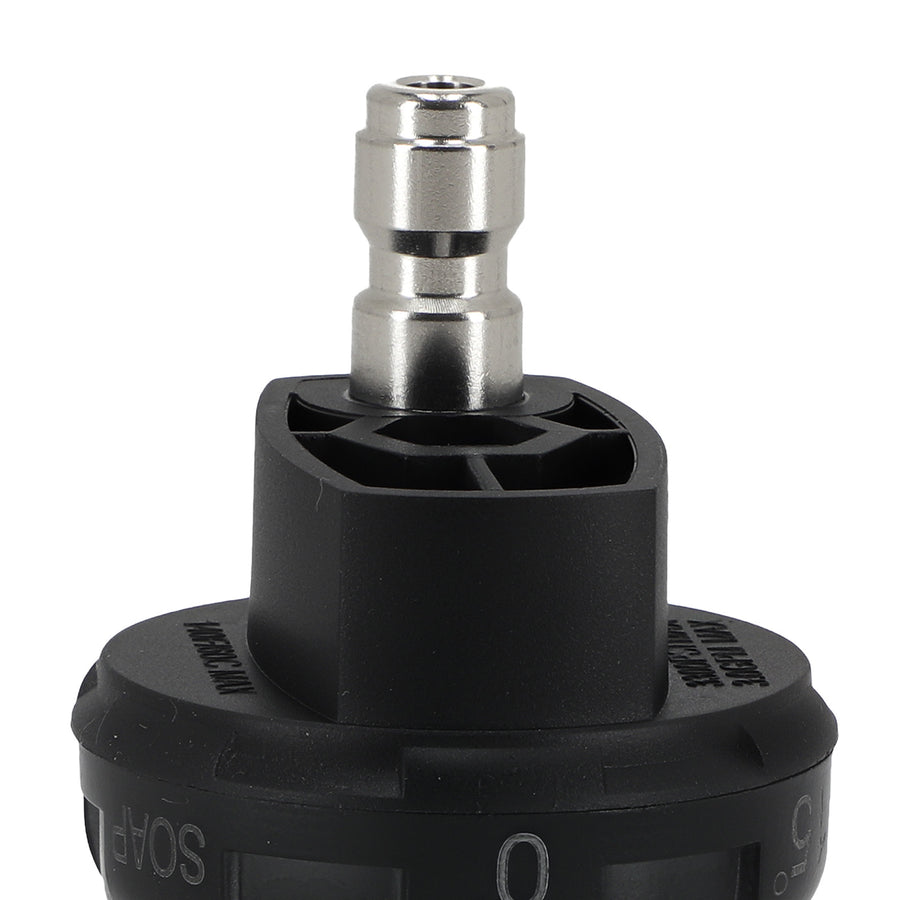 1/4in 6 in 1 Pressure Washer Nozzle Quick Connect 4500 PSI Adjustable Universal