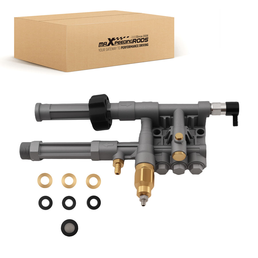 Aluminium Pressure Pump Head for SRMW 2.3GPM 2.4GPM AR43361 43361 200Bar