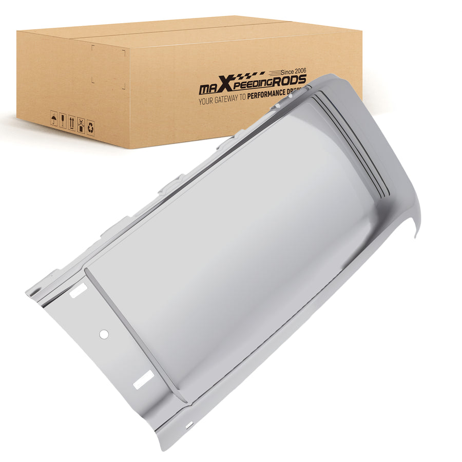 Chrome Rear Right Steel Bumper End compatible for Silverado 2007-2014 GM1105149