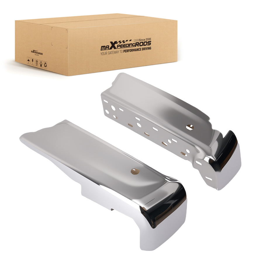 Chrome Bumper End Rear compatible for Ford F-150 2021-2023 Steel Left Right
