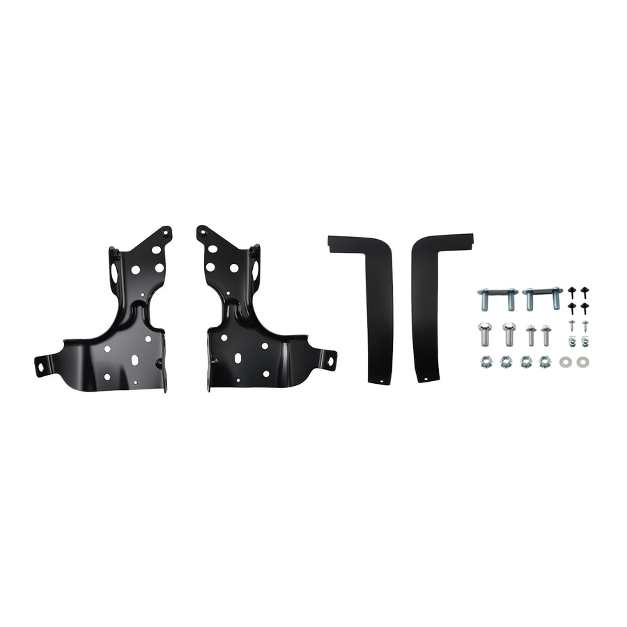 Chrome Rear Bumper Assembly compatible for Silverado/Sierra 1500 2014-2018 Steel