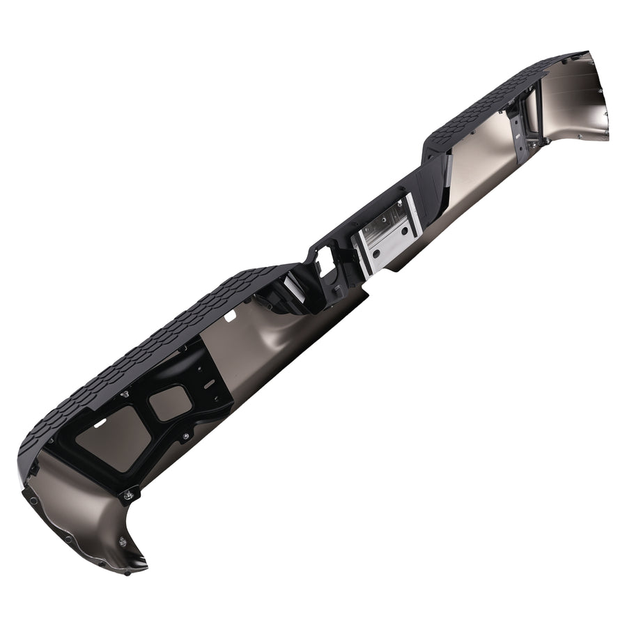 Chrome Rear Bumper Assembly compatible for Ram 2500 2013-18 68049769AA Steel w/ Sensor