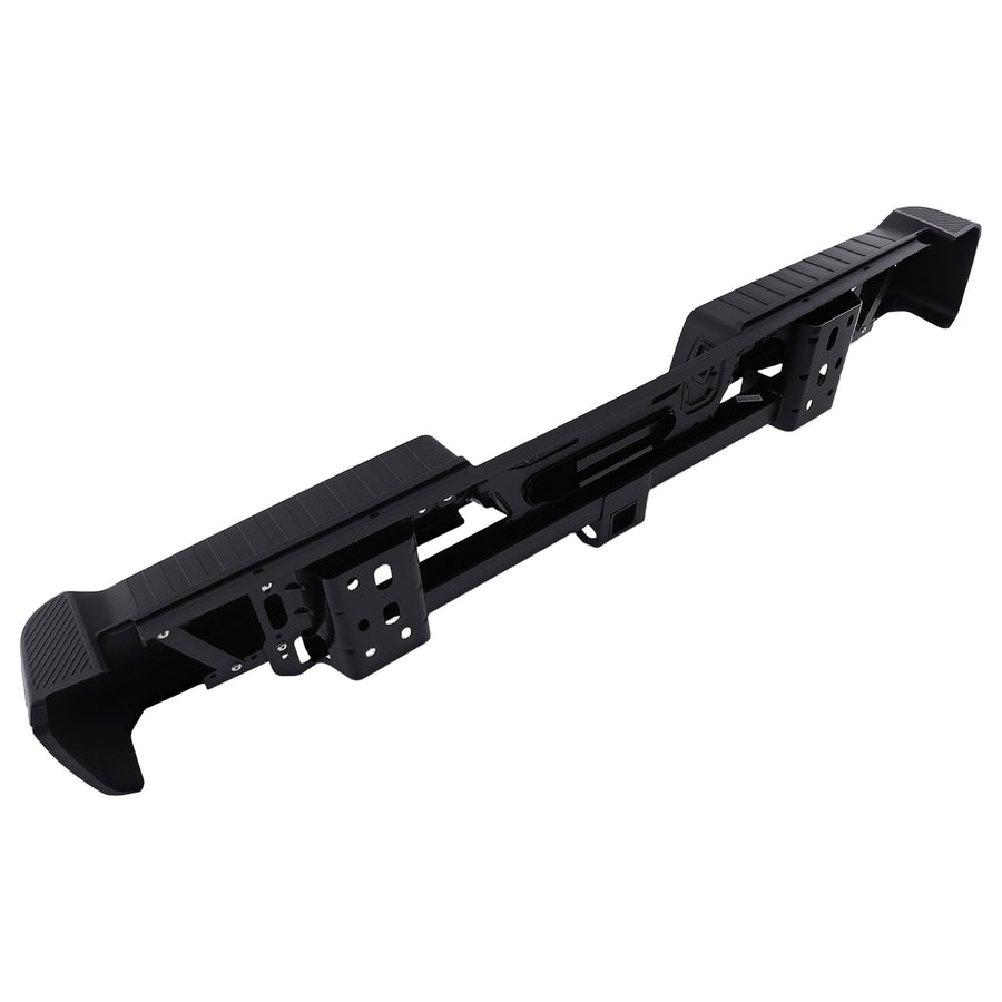 Rear Bumper Assembly compatible for Ford F-150 2021-2023 Black Steel ML3Z19D520B Hitch