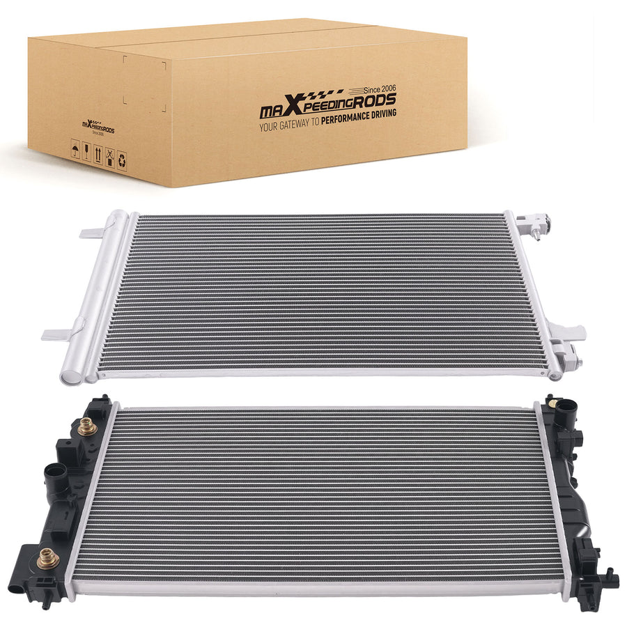 Aluminium RadiatorAC Condenser compatible for Buick Regal 2011-2017 22809024 675-00256